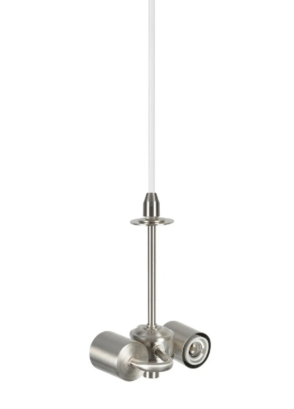 # 72152-11 Two-Light Hanging Pendant Ceiling Light with Transitional Hardback Empire Fabric Lamp Shade, Grey & Black, 15" width
