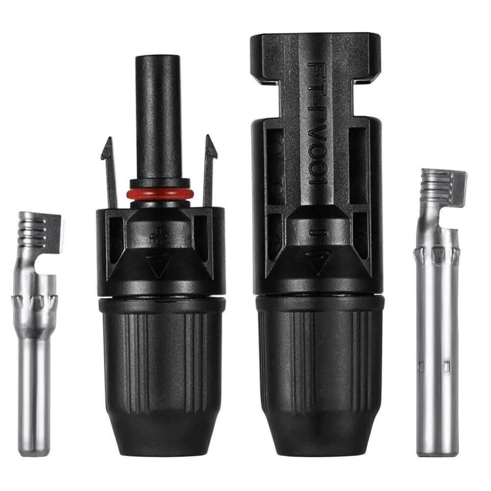 10 Pairs Solar Panel Connectors | 30A Line Plug Socket | Male & Female | IP67 PV Cable