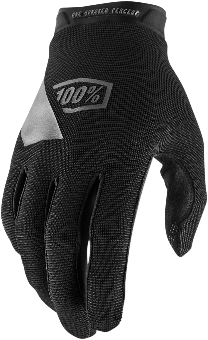 100% Ridecamp Gloves - Black/Charcoal - Small 10011-00005