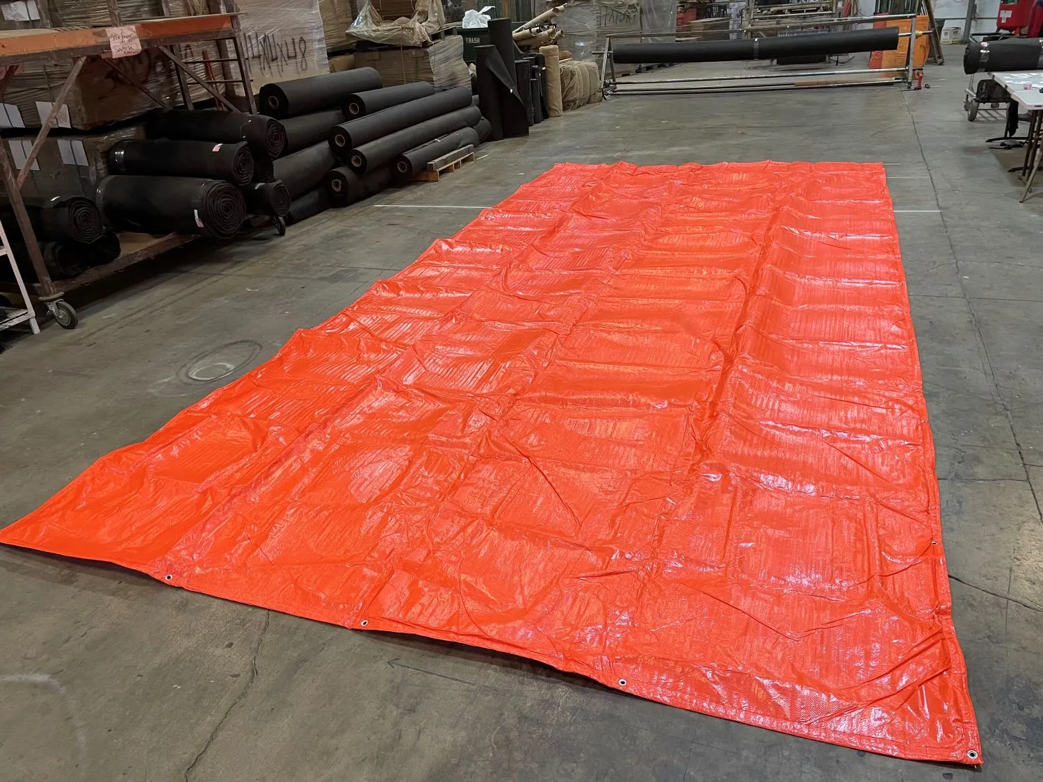 12 ft x 25 ft Insulated Concrete Curing Blankets - Weatherproof Cement Tarp