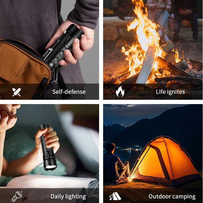 2025 new hot sale 4 in 1 Outdoor LED Flashlight