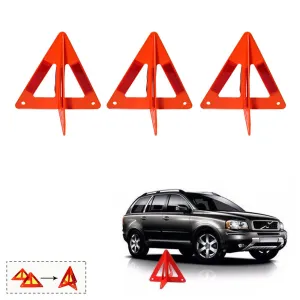 3X Emergency Warning Triangle Auto Car Breakdown Red Reflective Safety Road Sign