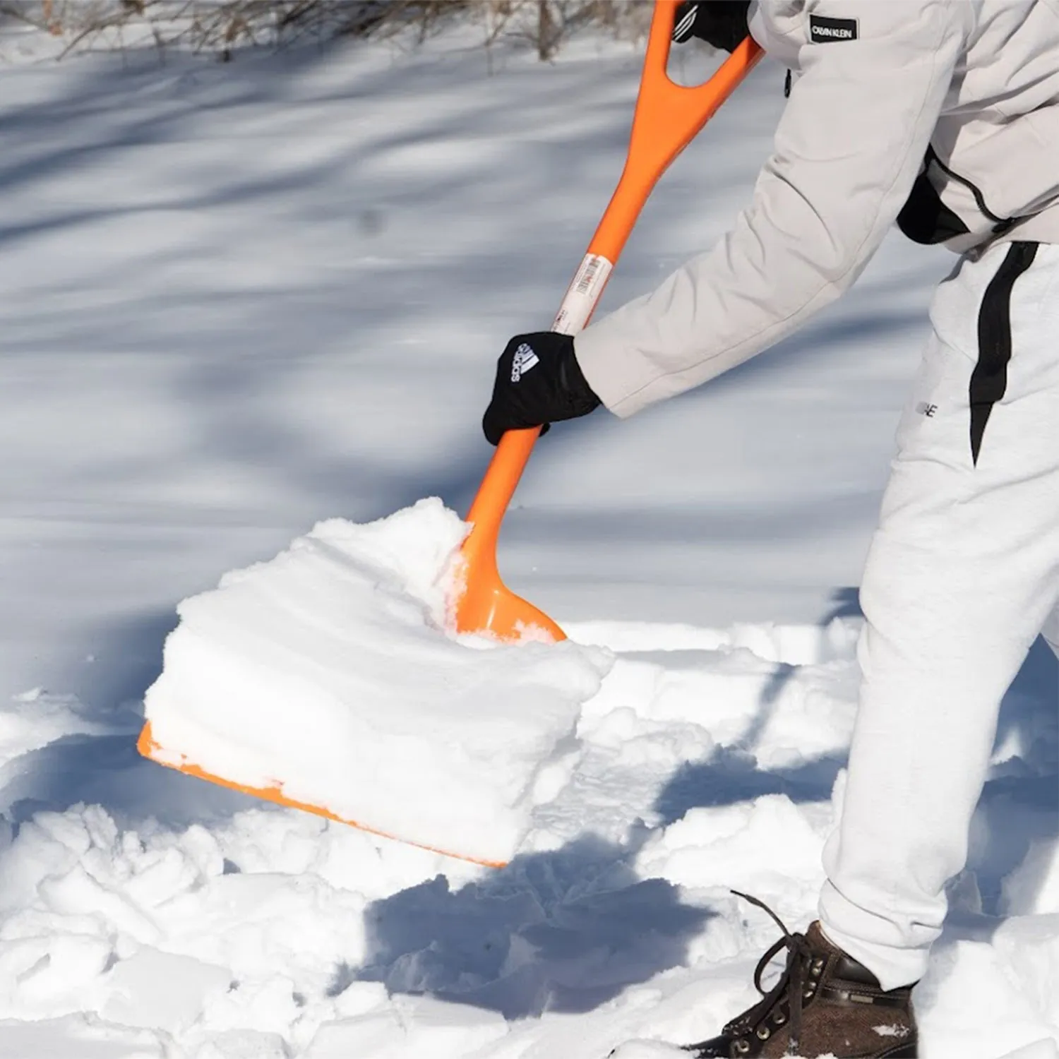 Ashman Plastic Snow Shovel with Durable Multi-Purpose Snow Plastic Shovel. (6 Pack)