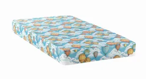 Balloon Mattress With Bunkie - Balloon - 5" Full Balloon Foam Mattress With Wood Bunkie Blue