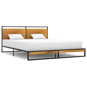Bed Frame without Mattress Metal 140x200 cm