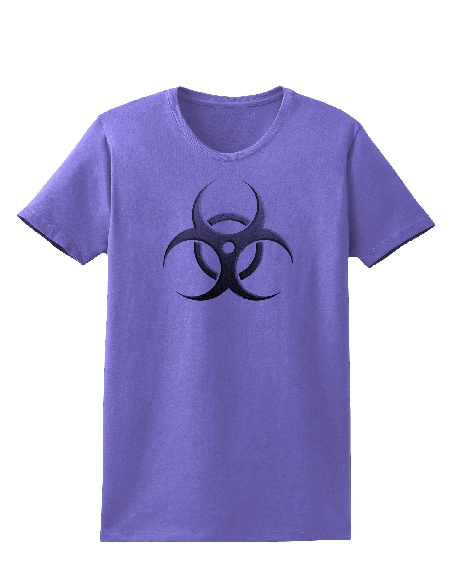 Biohazard Symbol Grey Stone - Apocalypse Womens T-Shirt