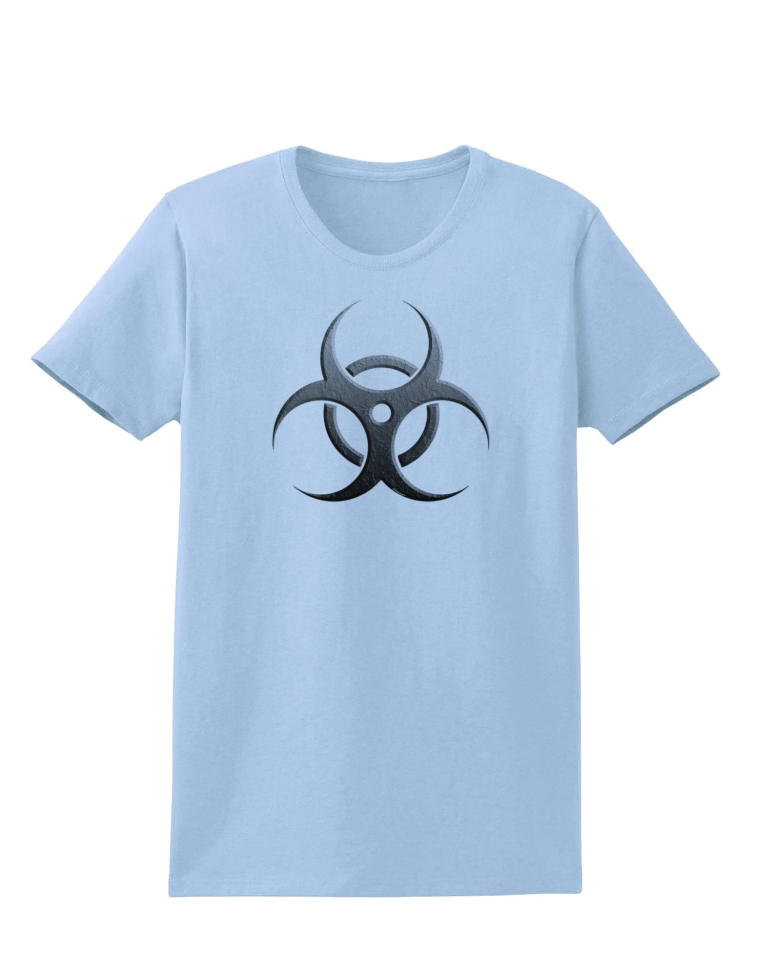 Biohazard Symbol Grey Stone - Apocalypse Womens T-Shirt