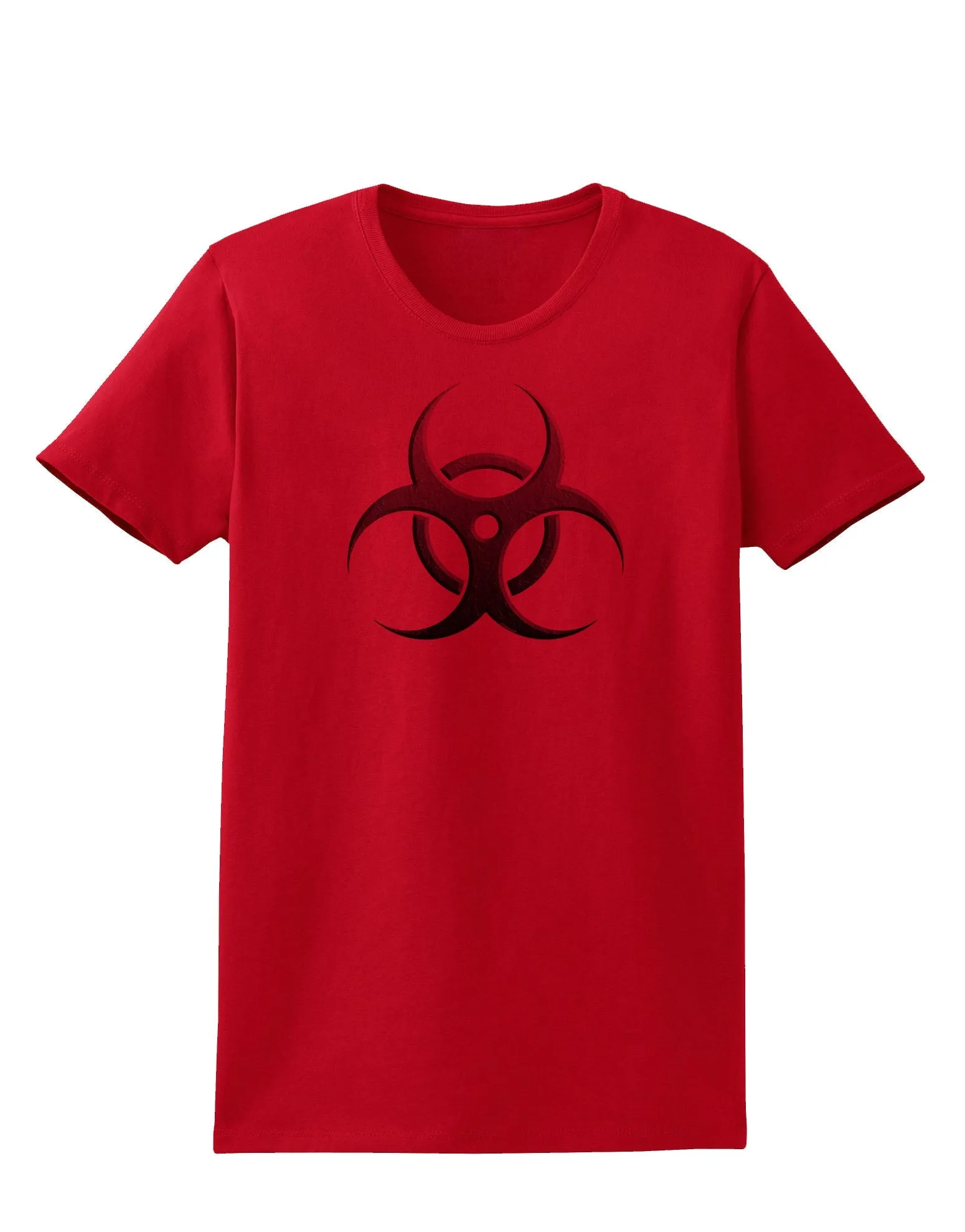 Biohazard Symbol Grey Stone - Apocalypse Womens T-Shirt