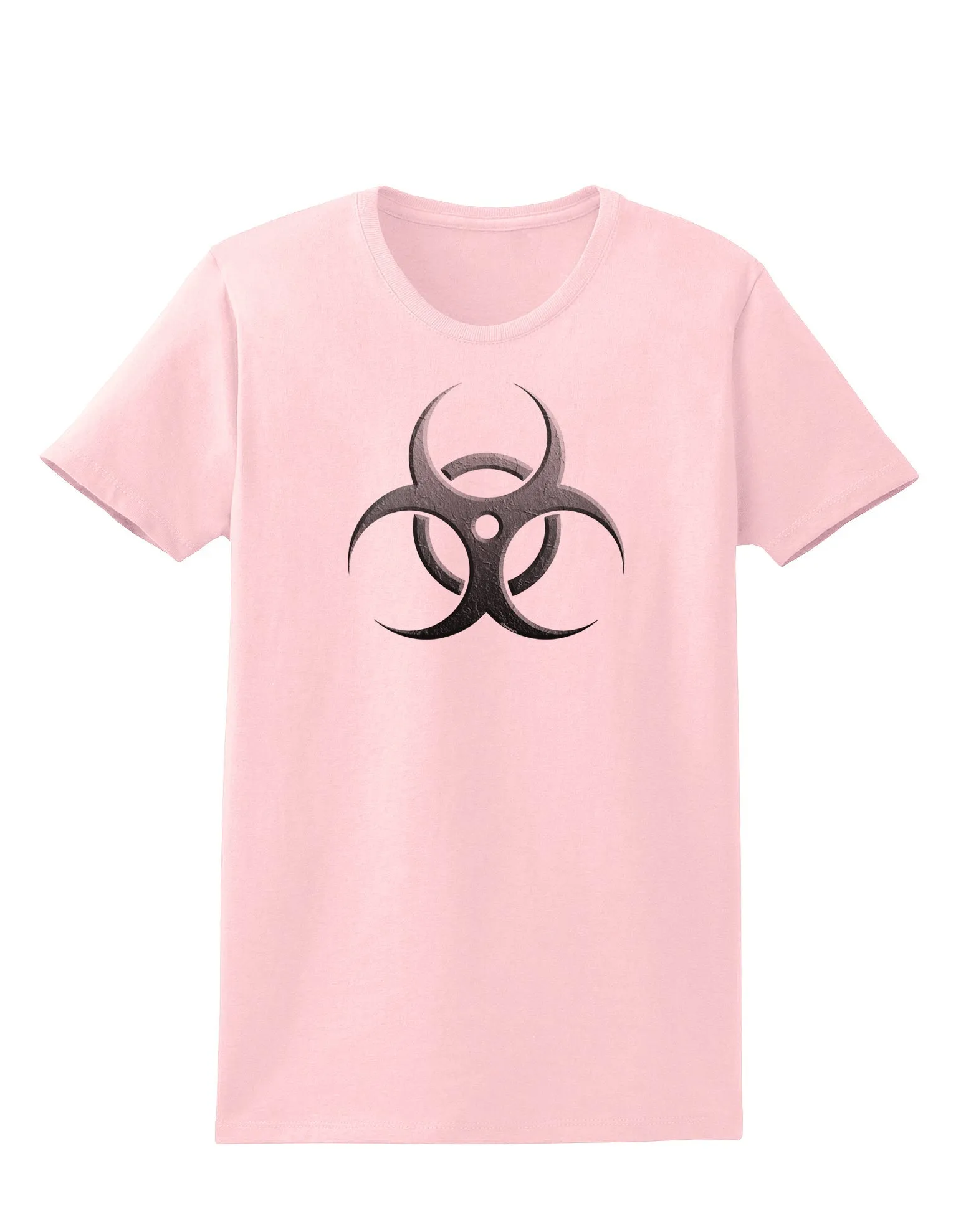 Biohazard Symbol Grey Stone - Apocalypse Womens T-Shirt