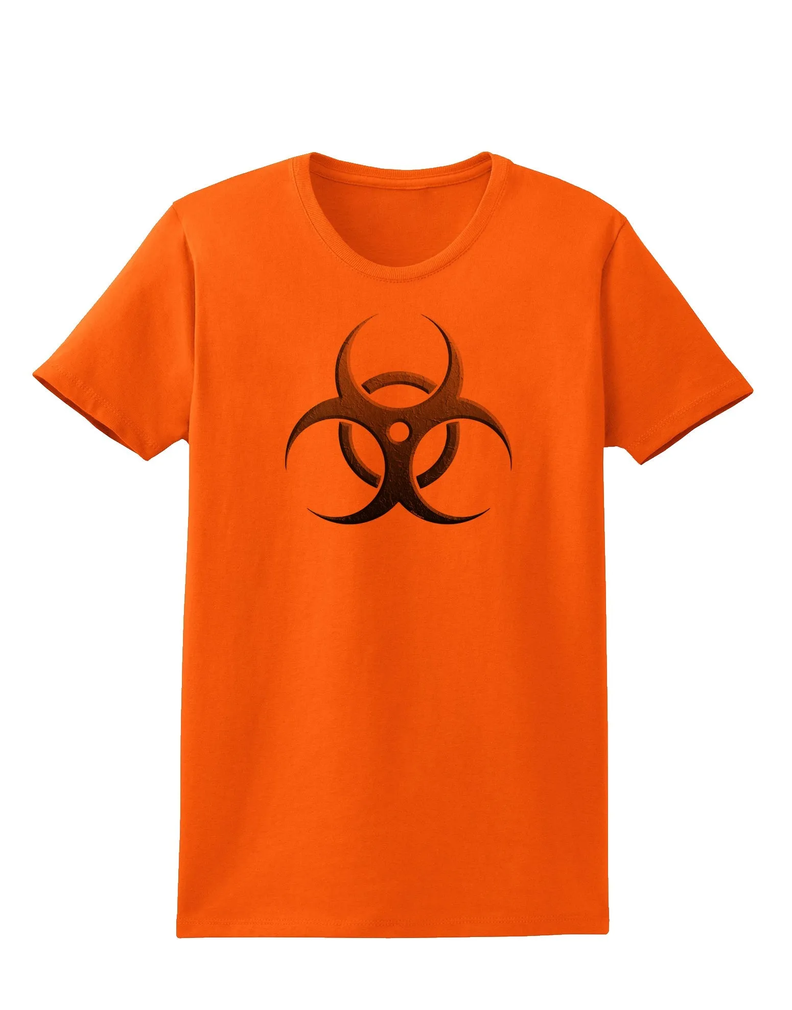 Biohazard Symbol Grey Stone - Apocalypse Womens T-Shirt