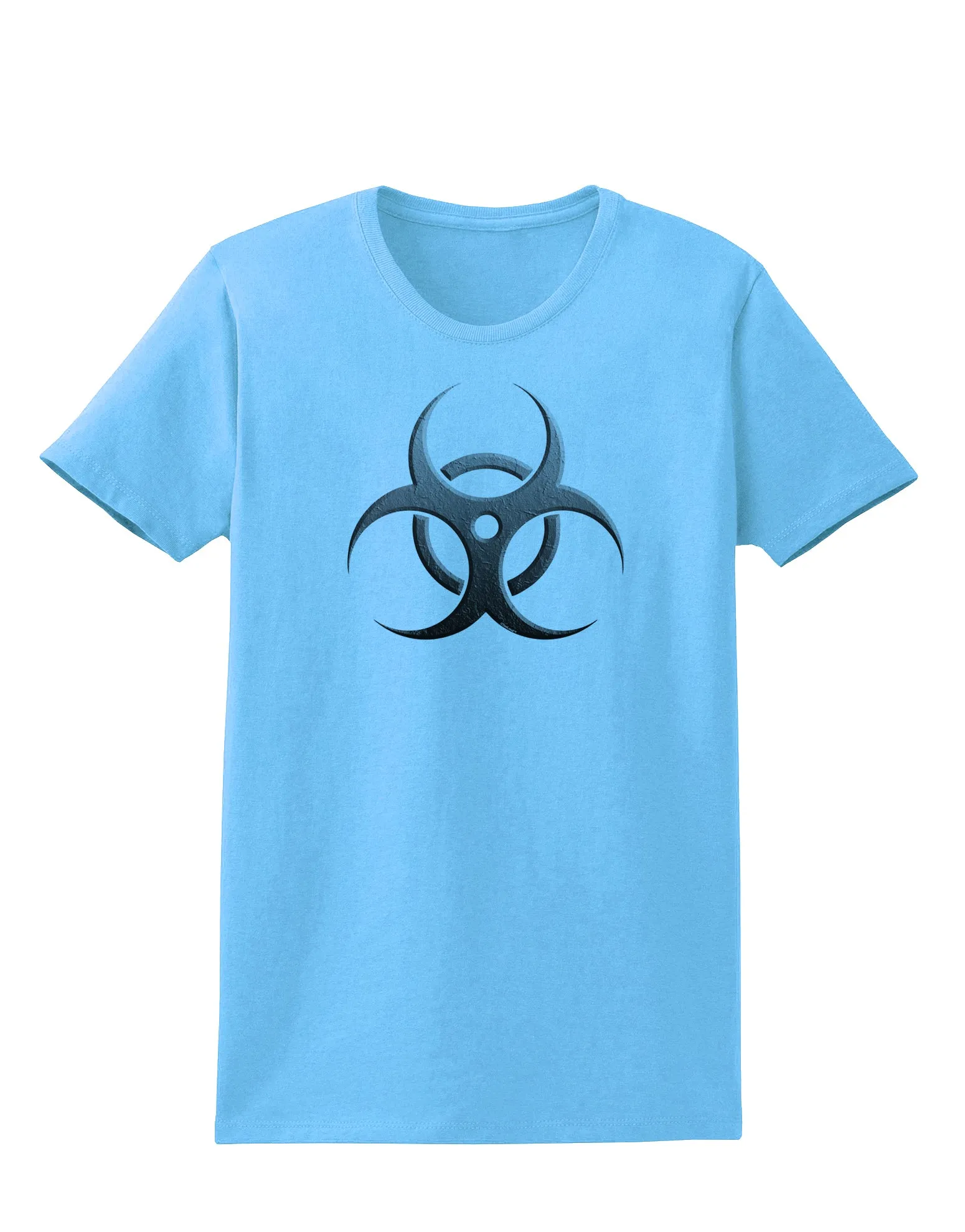 Biohazard Symbol Grey Stone - Apocalypse Womens T-Shirt