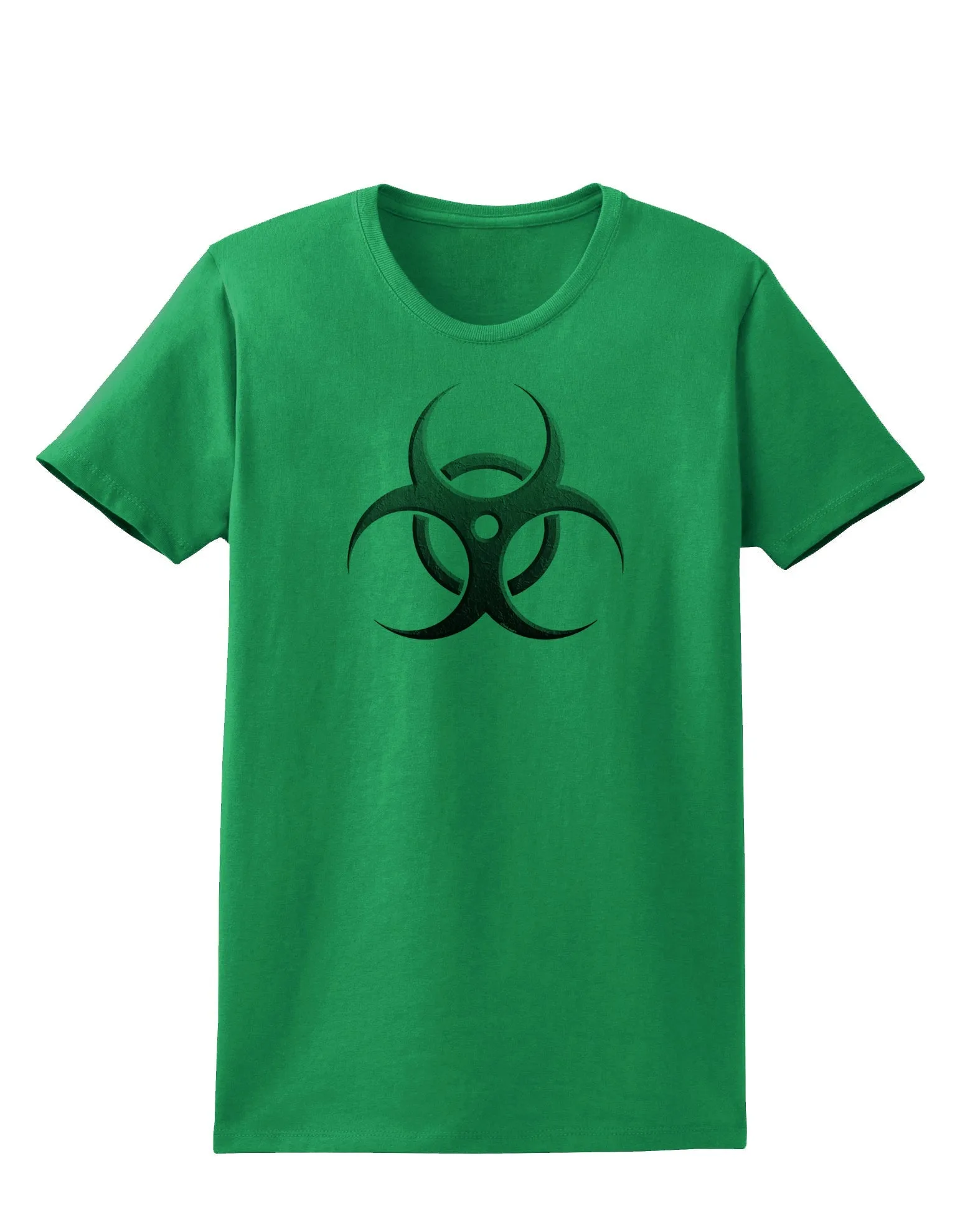 Biohazard Symbol Grey Stone - Apocalypse Womens T-Shirt