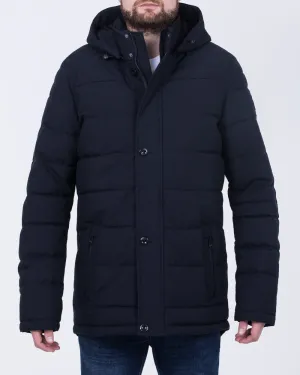 Cabano Tall Fleece Lined Puffer Jacket (navy)