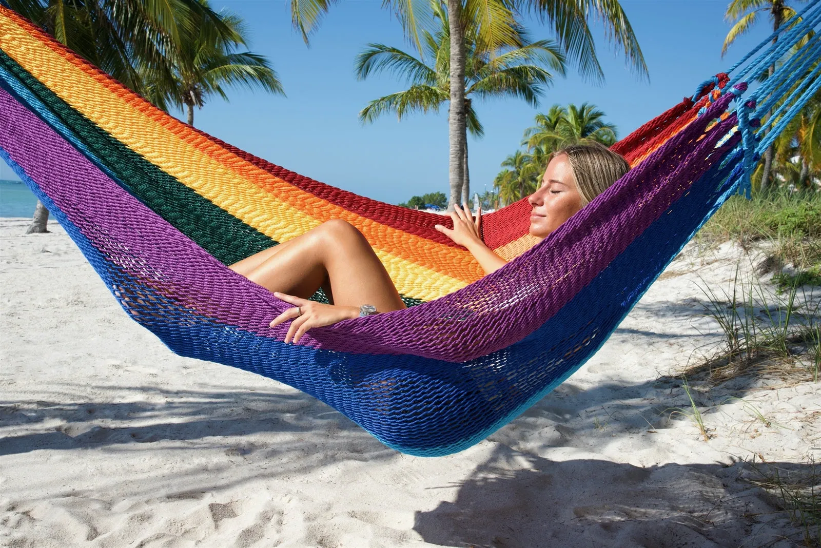Caribbean Mayan Hammock RAINBOW
