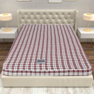 COLOFLY Maroon 3 Inch Soft Pu Foam Mattress (72X36X3)