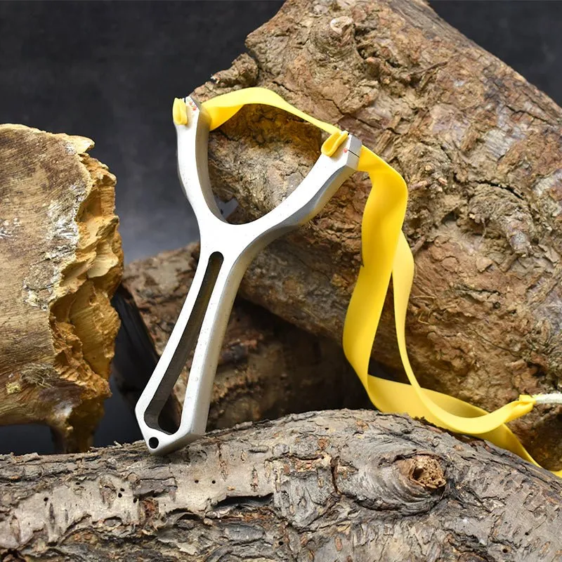 Deep-V Tie Free Stainless Steel Slingshot