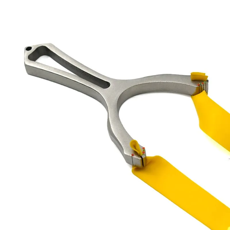 Deep-V Tie Free Stainless Steel Slingshot