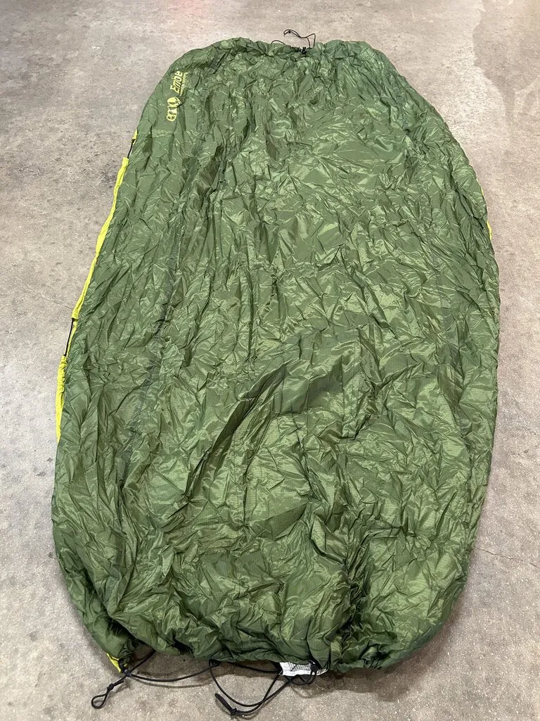 Eno Ember Hammock UnderQuilt, Green/Yellow, 40 - 60 Degrees F