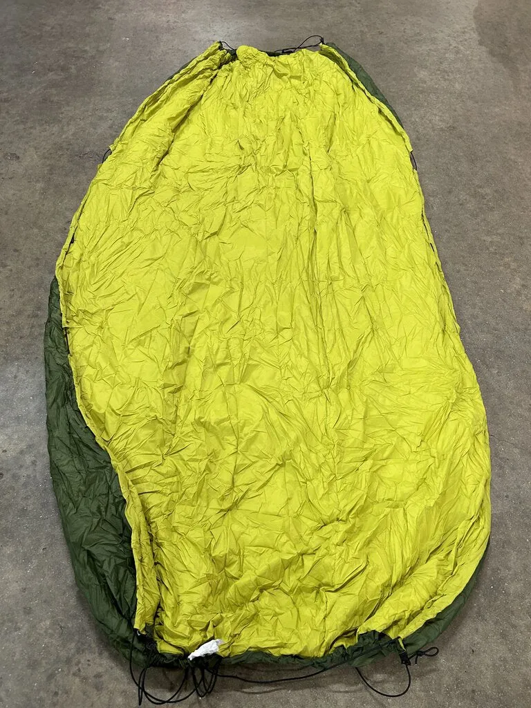 Eno Ember Hammock UnderQuilt, Green/Yellow, 40 - 60 Degrees F