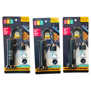 Father's Day Magnetic LED Grill Light - 3 Pieces Per Pack 24816B