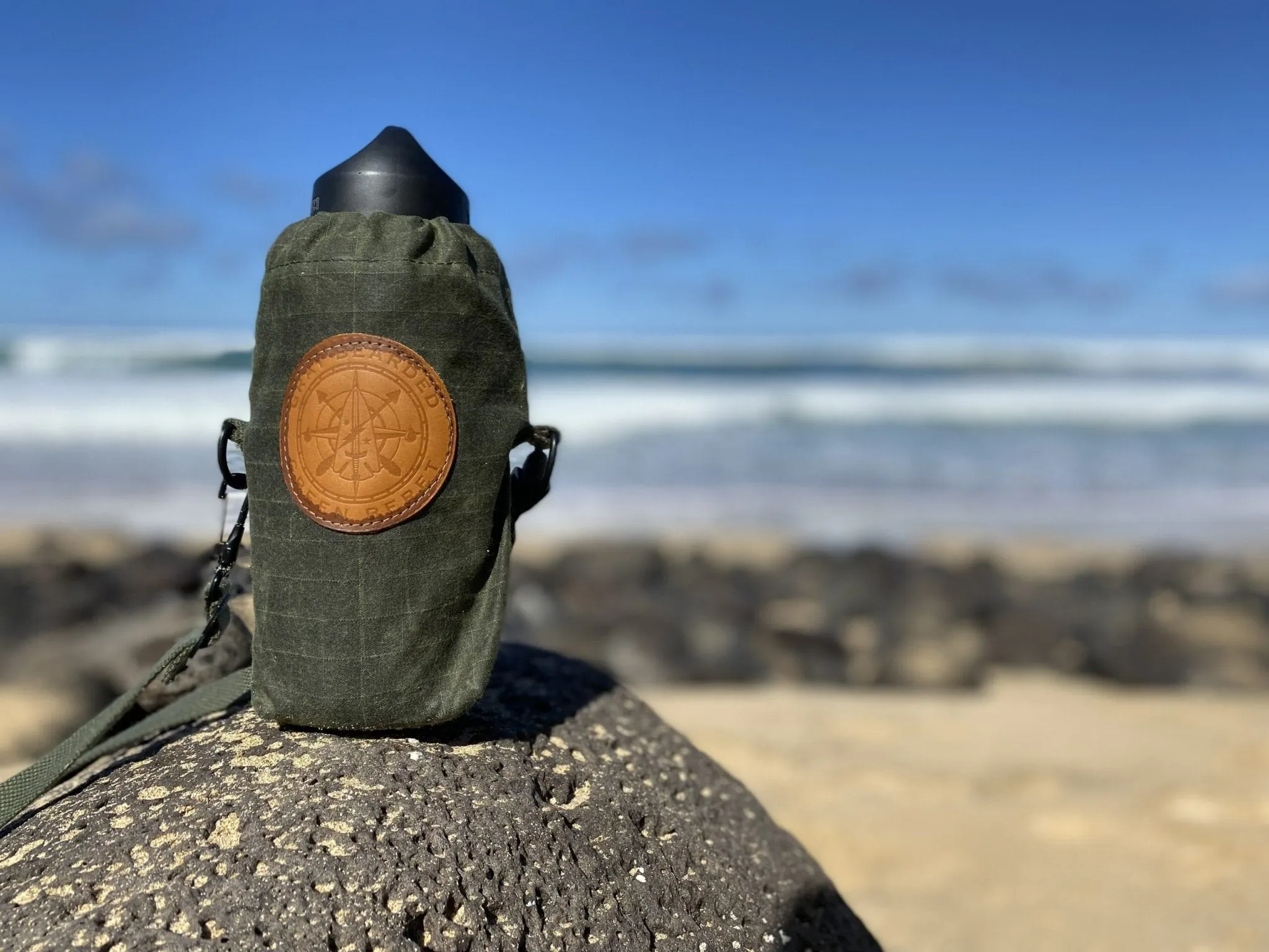 GB2 Waxed Canvas Bottle Carrier