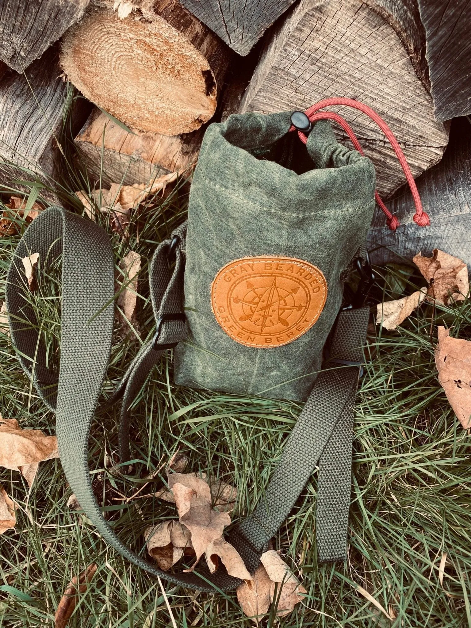 GB2 Waxed Canvas Bottle Carrier