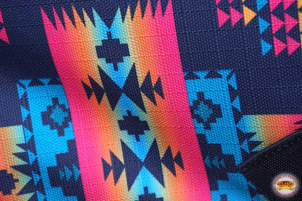 Hilason 1200D Ripstop Waterproof Turnout Winter Horse Blanket Aztec