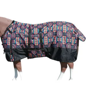 Hilason 1200D Ripstop Waterproof Turnout Winter Horse Blanket Aztec