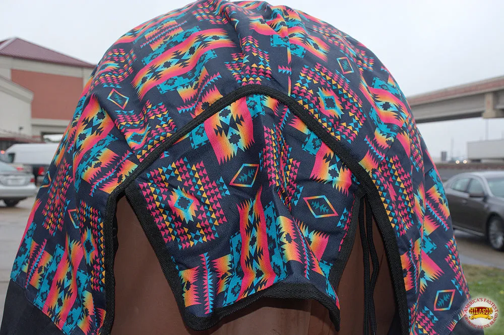 Hilason 1200D Ripstop Waterproof Turnout Winter Horse Blanket Aztec