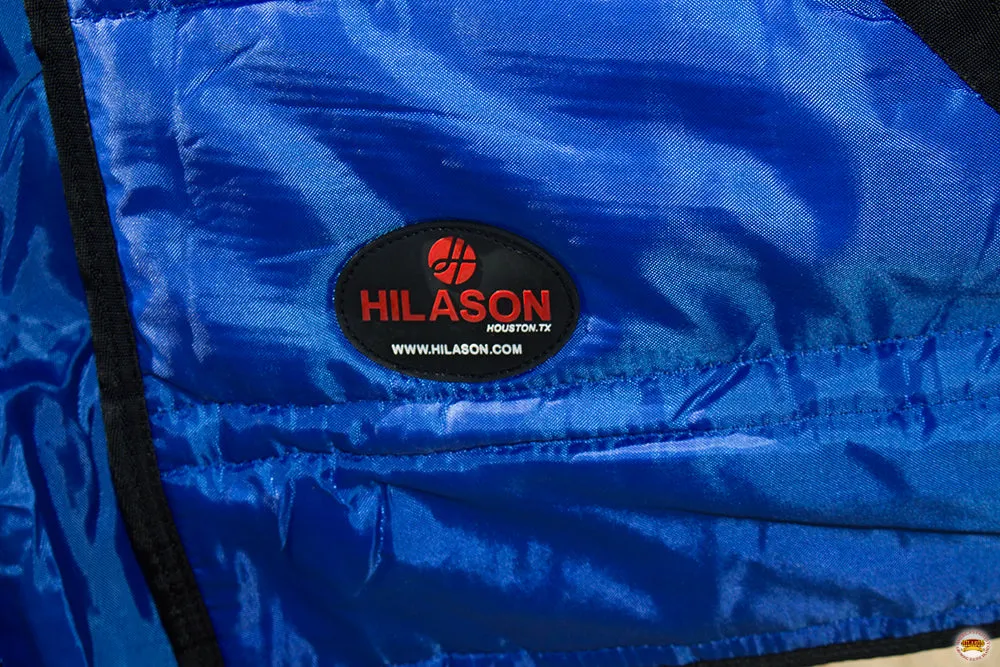 HILASON Western Horse Stable Turnout Blanket Quilted Blue