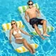 Inflatable Pool Float, 2-Pack Adult Pool Floaties, Multi-Purpose 4-in-1 Swimming Water Floating Rafts ( Saddle, Lounge Chair, Hammock, Drifter) for Pool, Lake, Beach, River
