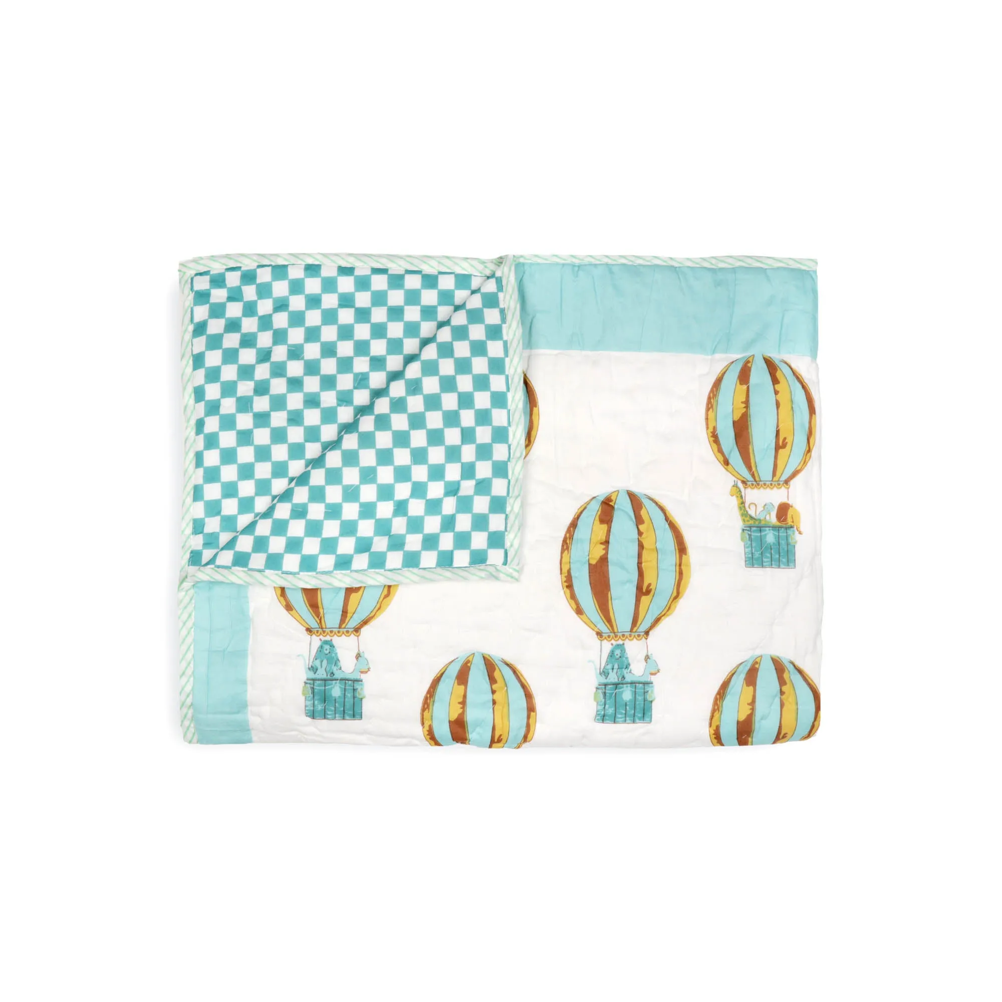 Kicks & Crawl - Fly High Quilted Thick Blanket