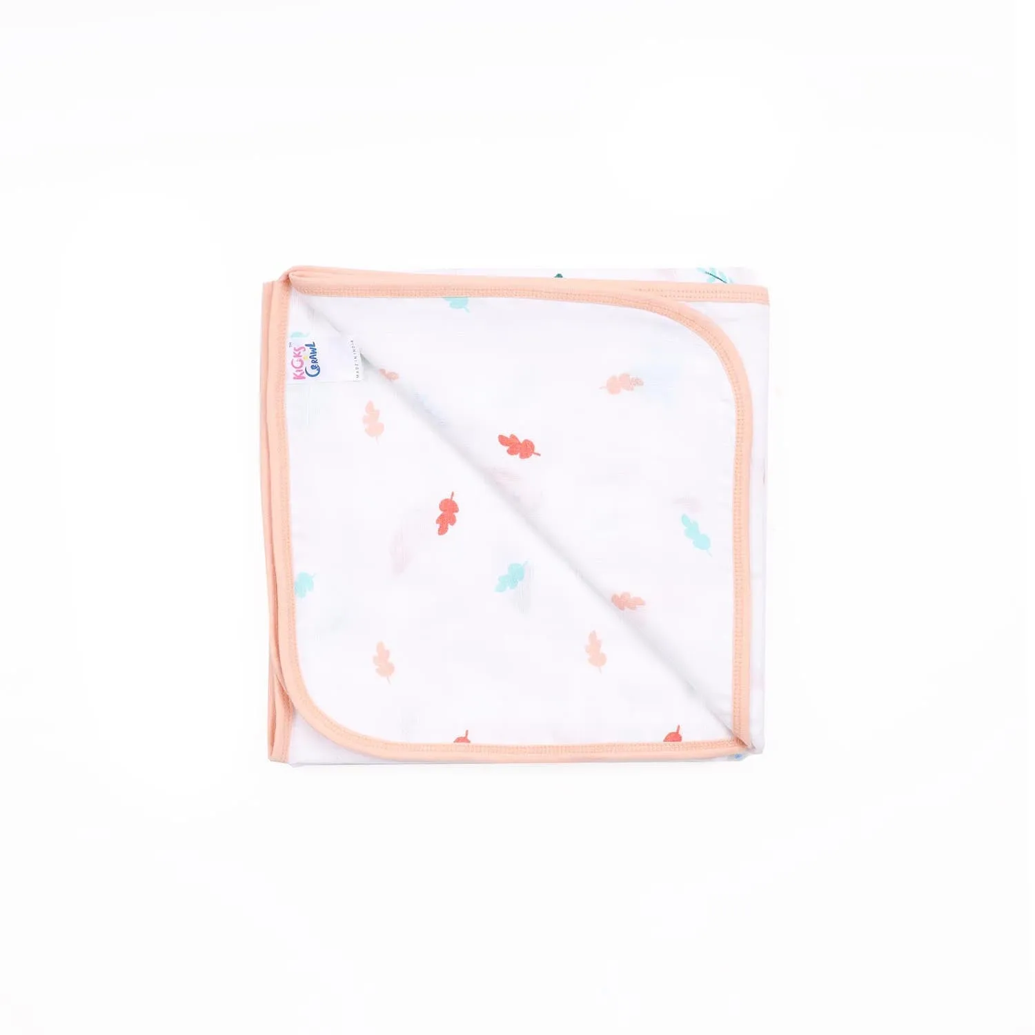 Kicks & Crawl - Pink Bunnies Organic Reversible Blanket