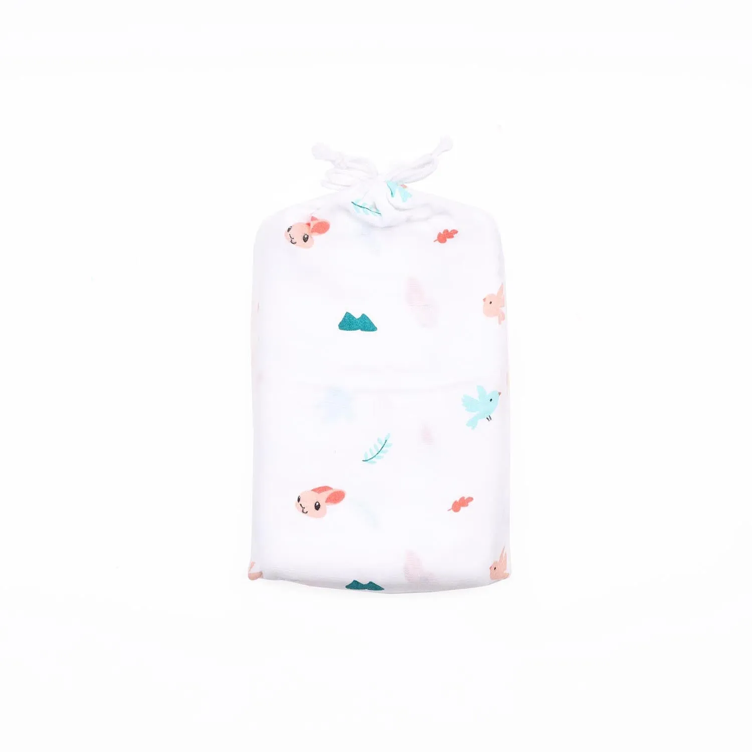 Kicks & Crawl - Pink Bunnies Organic Reversible Blanket