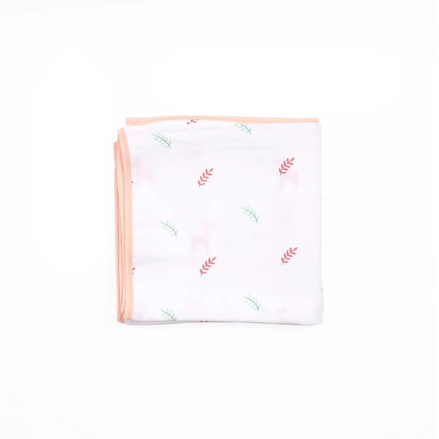 Kicks & Crawl - Pink Deer Organic Reversible Blanket