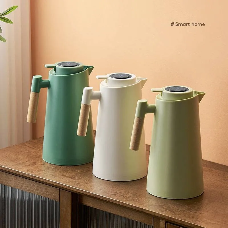 Large Capacity Insulation Kettle One Key Temperature Display Insulation Thermos Bottle Household Leakproof Insulation Water Pot
