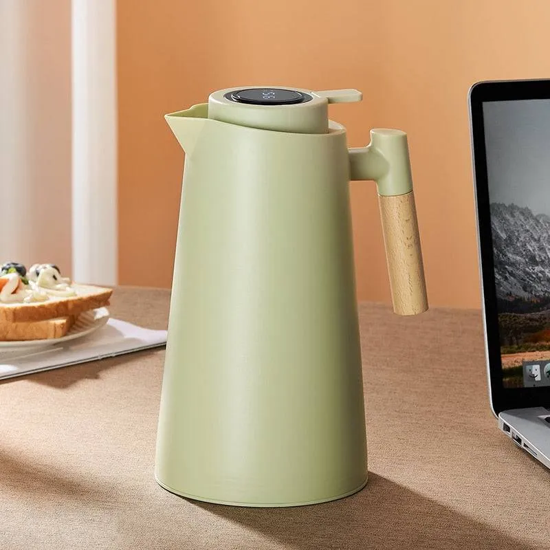 Large Capacity Insulation Kettle One Key Temperature Display Insulation Thermos Bottle Household Leakproof Insulation Water Pot