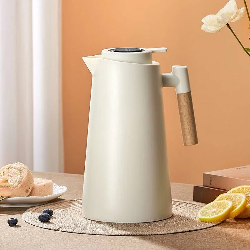 Large Capacity Insulation Kettle One Key Temperature Display Insulation Thermos Bottle Household Leakproof Insulation Water Pot