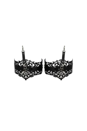 Lucy Leather Thigh Cuffs