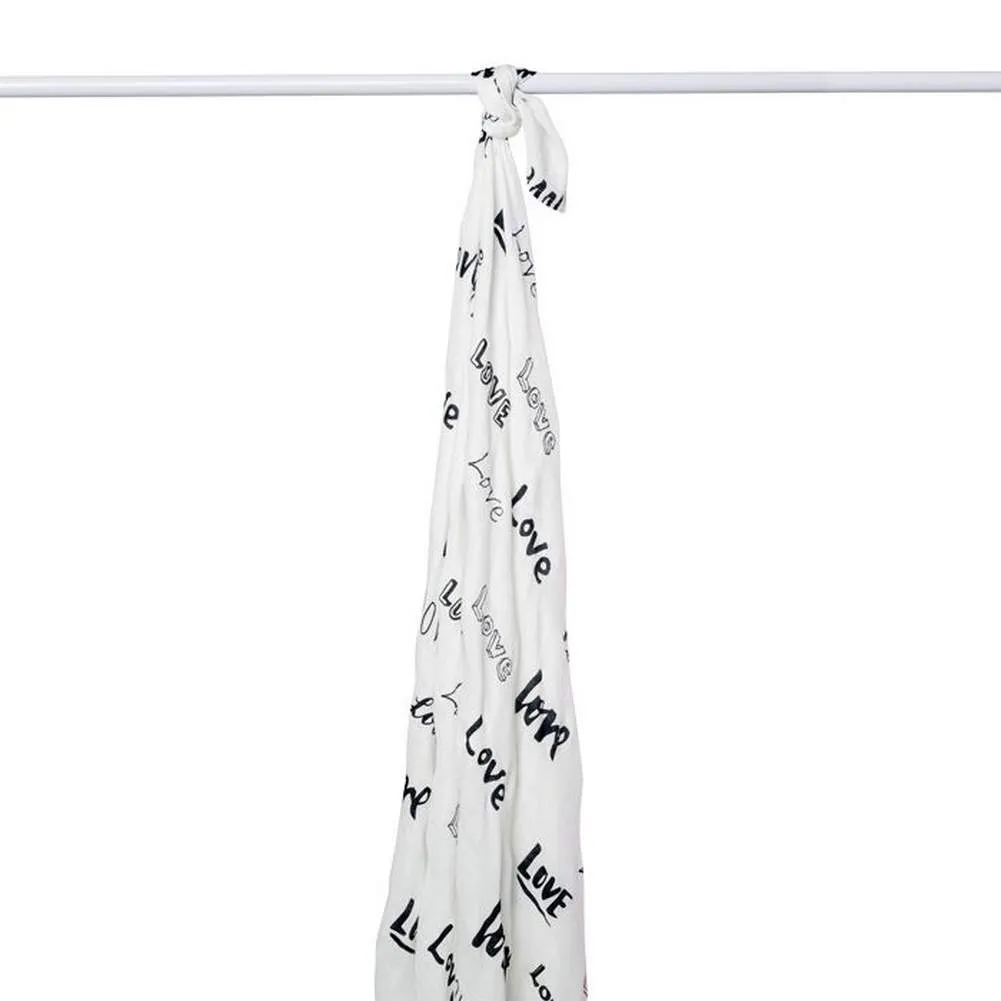 Lulujo Baby Bamboo Muslin Swaddle LOVE