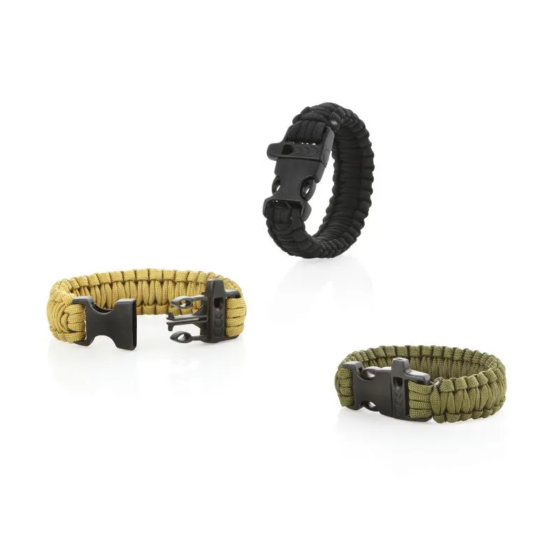 Macgyver Survival Bracelet - Black