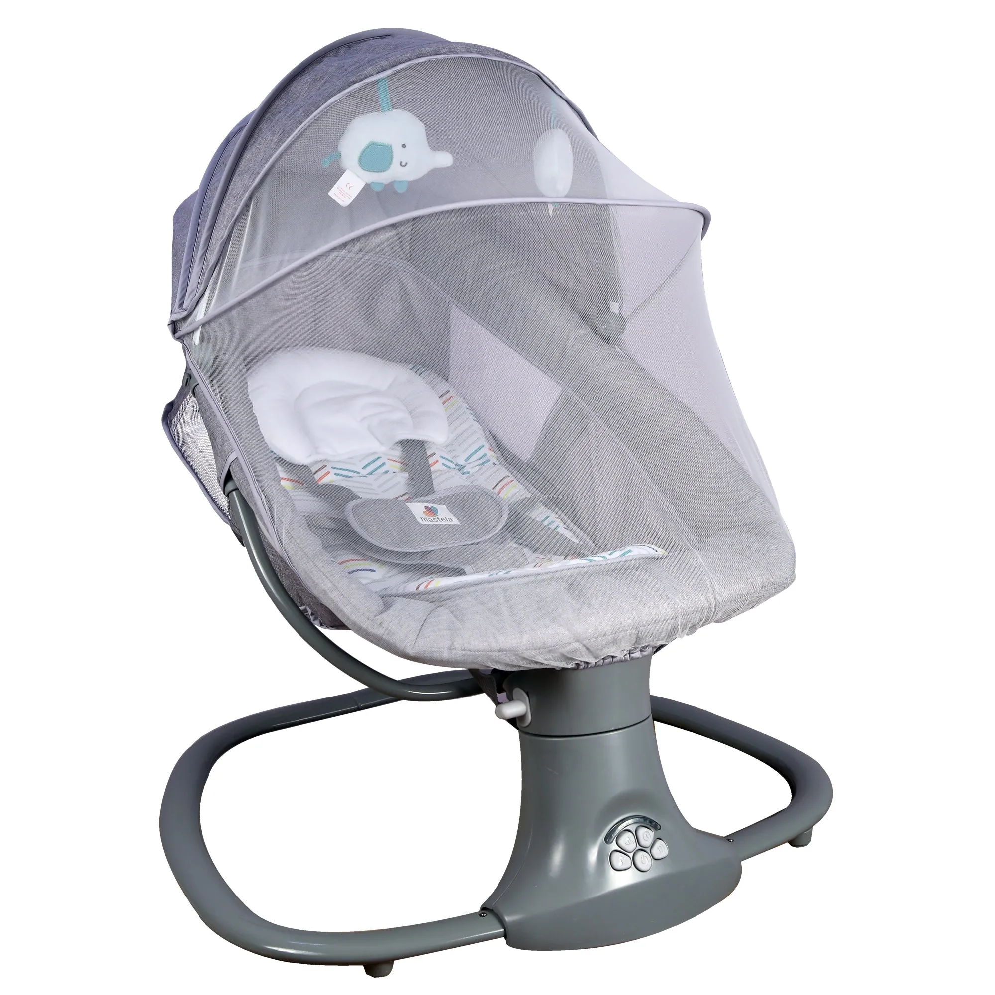 Mastela Deluxe Multi-Function Swing Swing Grey 3M To 36M - Distressed