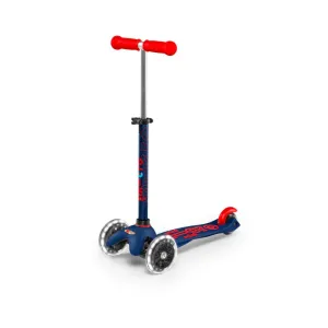 Mini MICRO Deluxe LED Kickboard - Navy