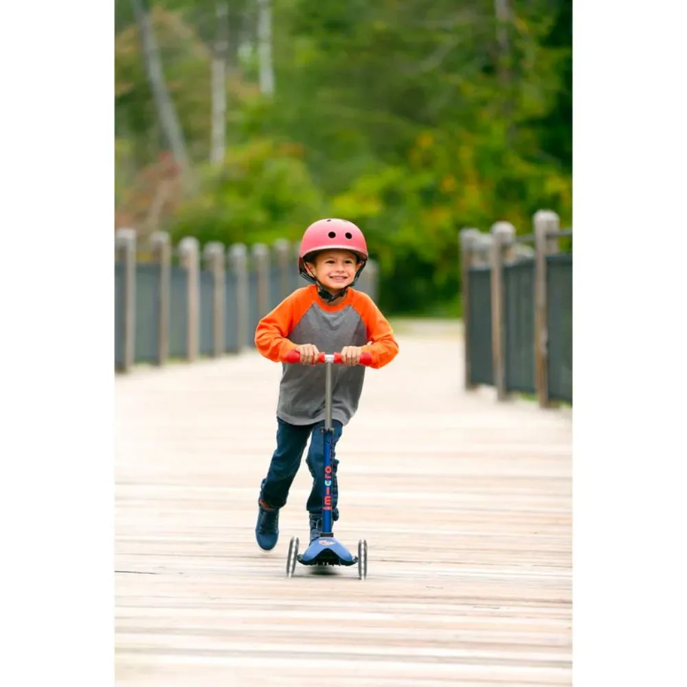 Mini MICRO Deluxe LED Kickboard - Navy