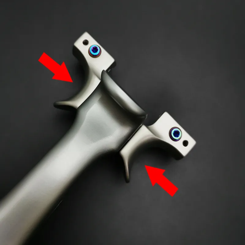 New Olympic Premium Pure Titanium Alloy / Stainless Steel Slingshot