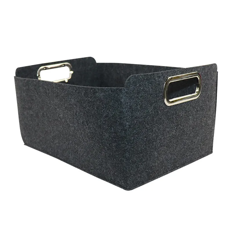 Nordic Felt Storage Basket Sundries Storage Basket Toy Basket Portable Laundry Storage Box