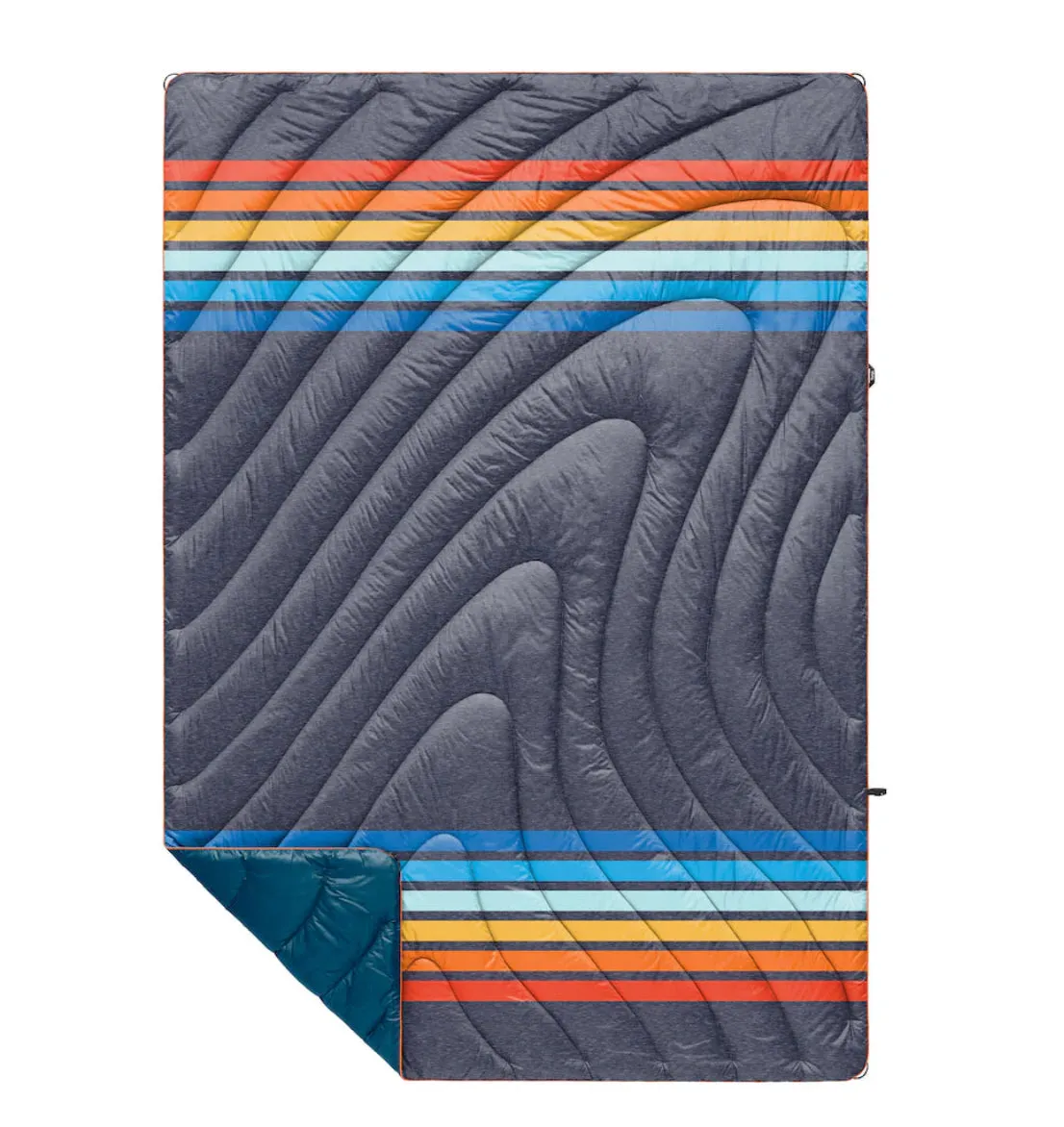 Original Puffy Blanket - Coastal Retro Rays