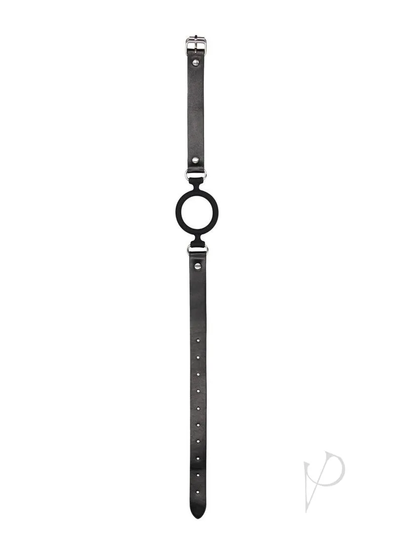 Ouch Silicone Ring Gag Black