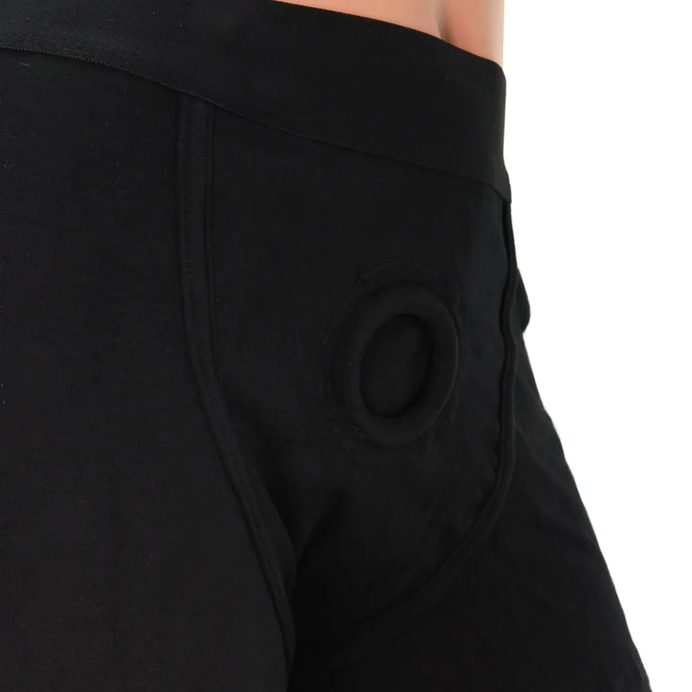 Packer Gear Black Boxer Brief Harness /XL