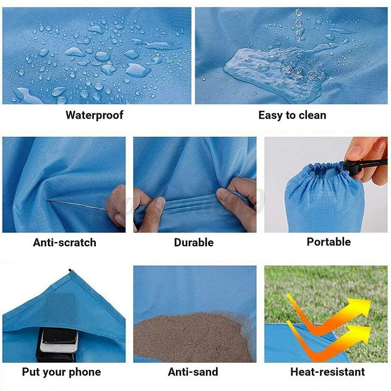 Portable Lightweight Waterproof Outdoor Camping Mat for Garden Lawn Travel